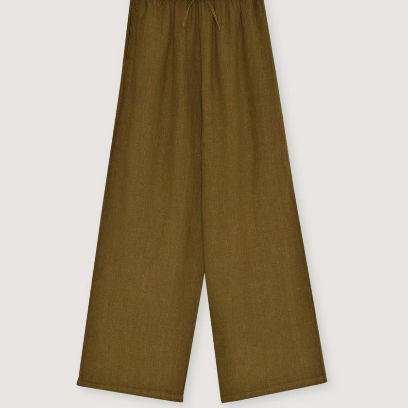 Melissa Woman Pant Palazzo Earthy Olive