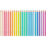 Pastel Hues Colored Pencils - Set of 24
