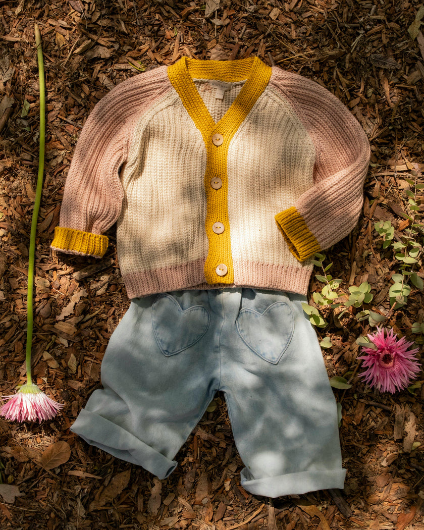 Rainbow Cardigan in Multicolor