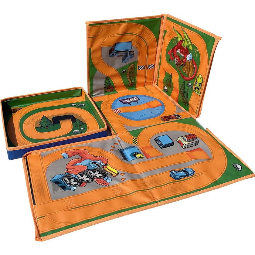 ZipBin Hot Wheels 300 Car Storage Cube & Playmat