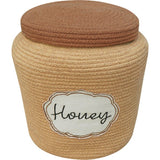 Handcrafted Braided Cord Basket