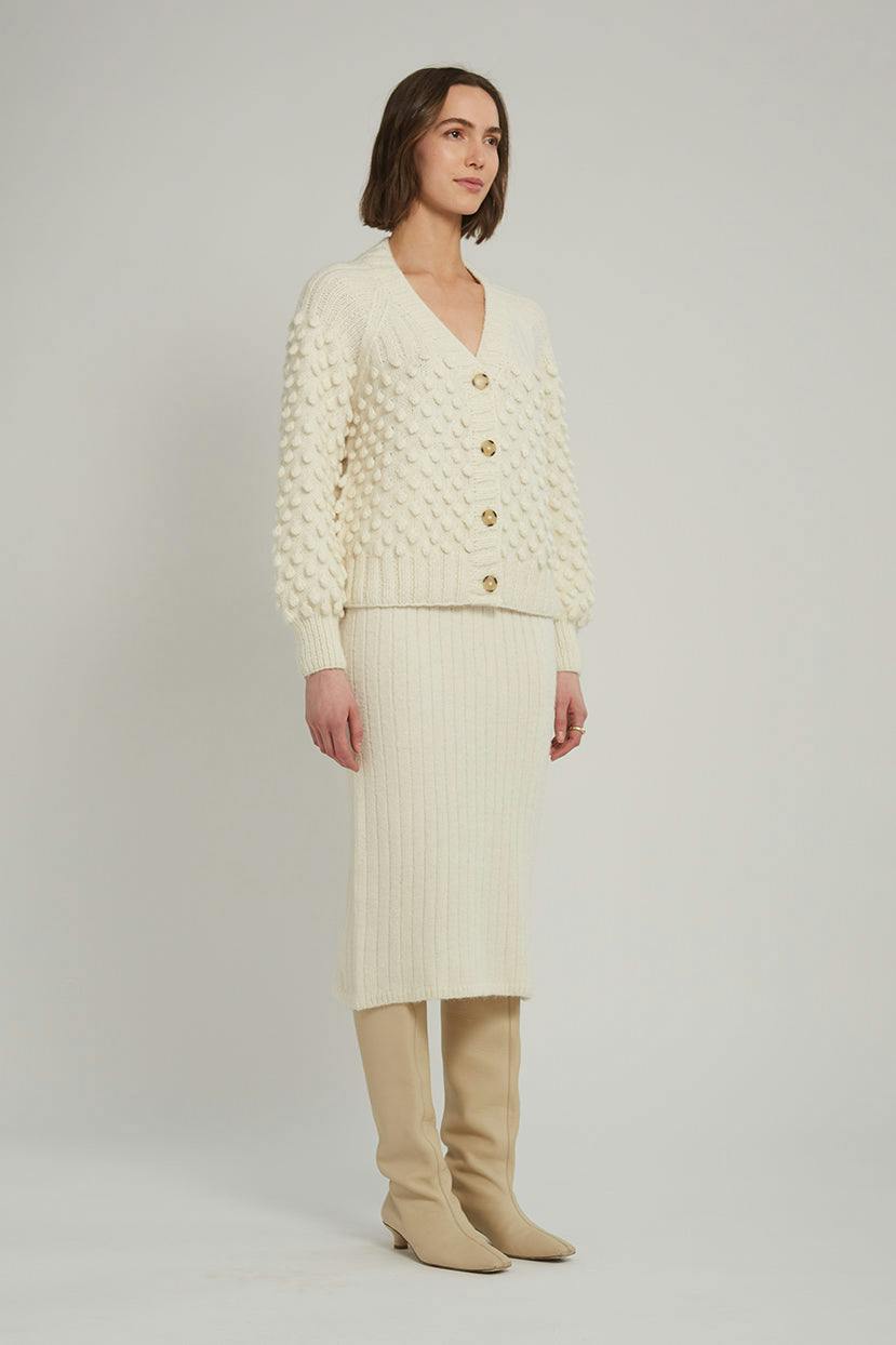 SAGE CARDI | IVORY