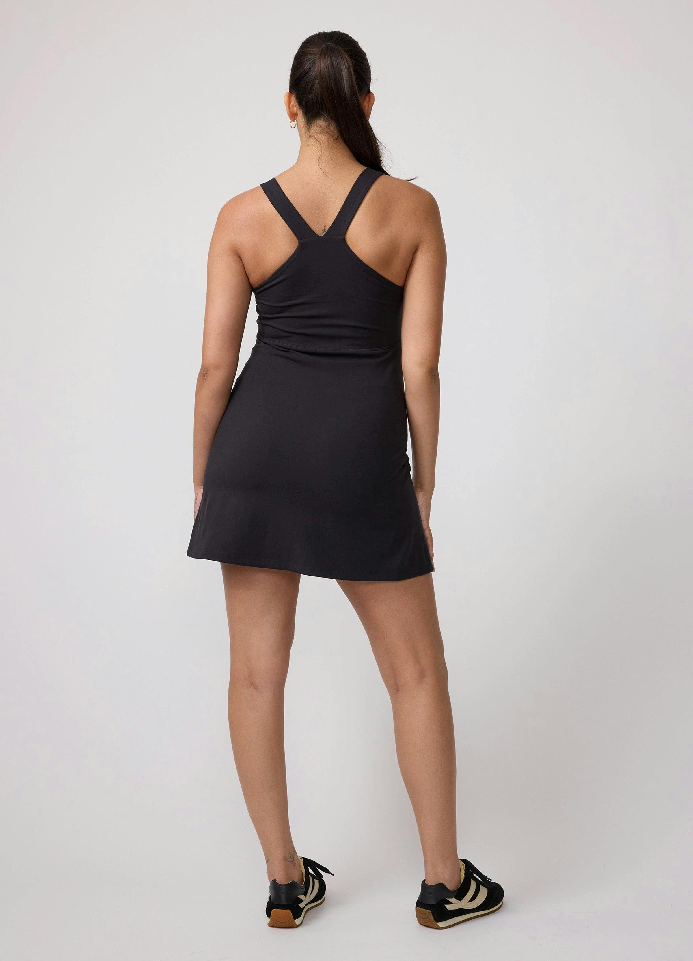 Maternity Active Dress with Built-In Shorts & Double Layer Bra