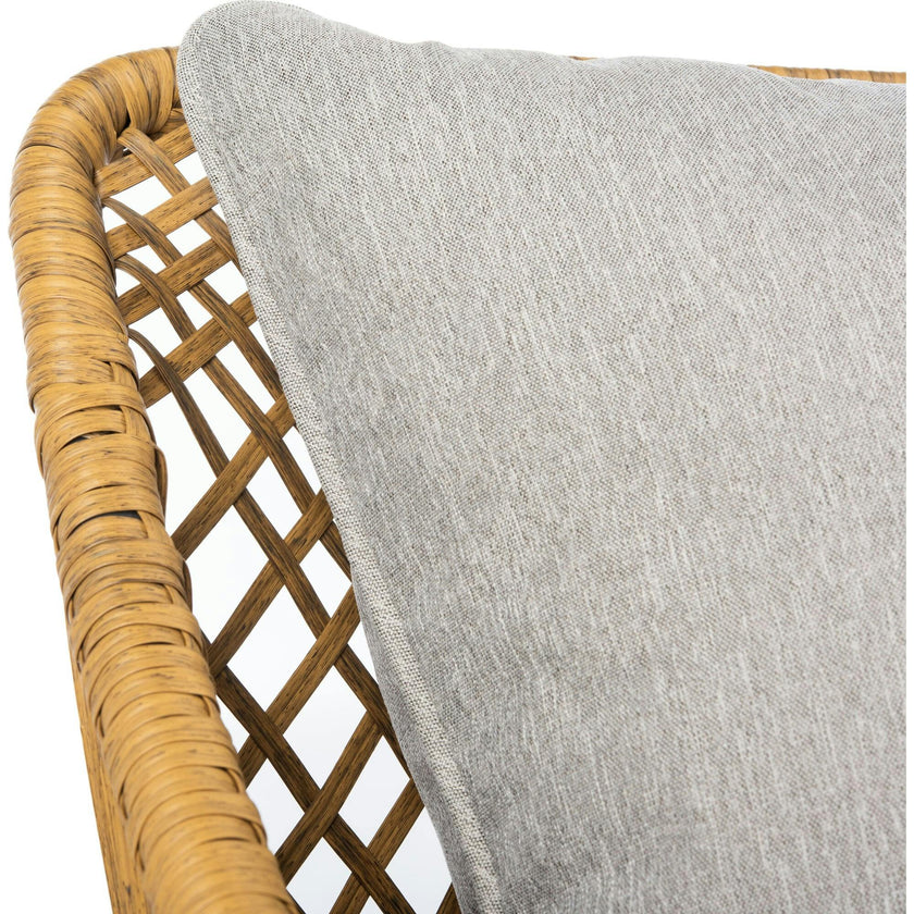 Jensen 3-Piece Rattan Outdoor Lounge Set