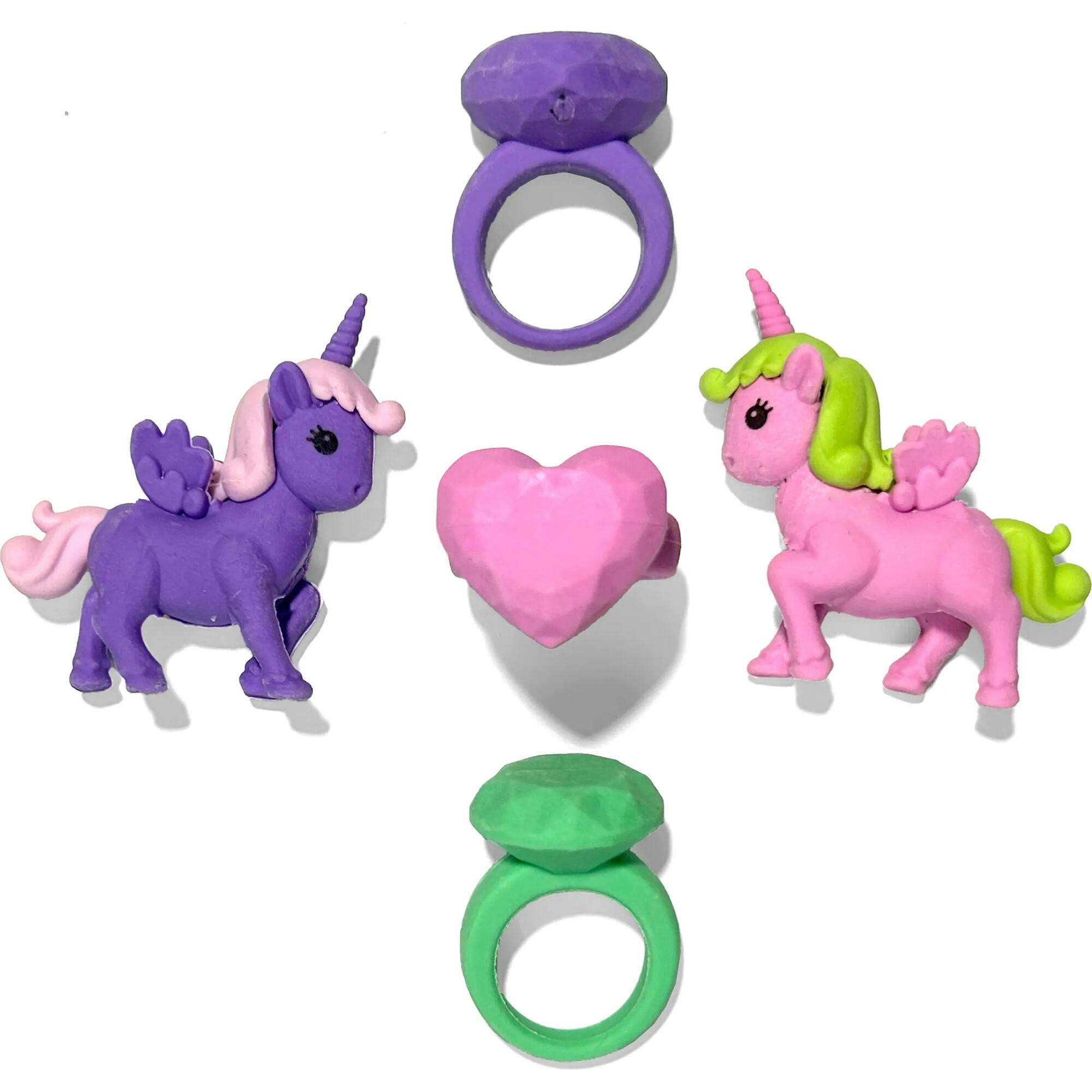 Unicorn Wishes Scented Puzzle Erasers - Set of 5