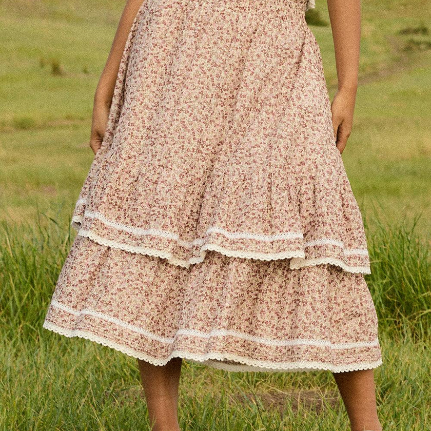 Annalise Midi Skirt in Philocaly Floral