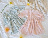 Tie-dye Dress in Baby Blue