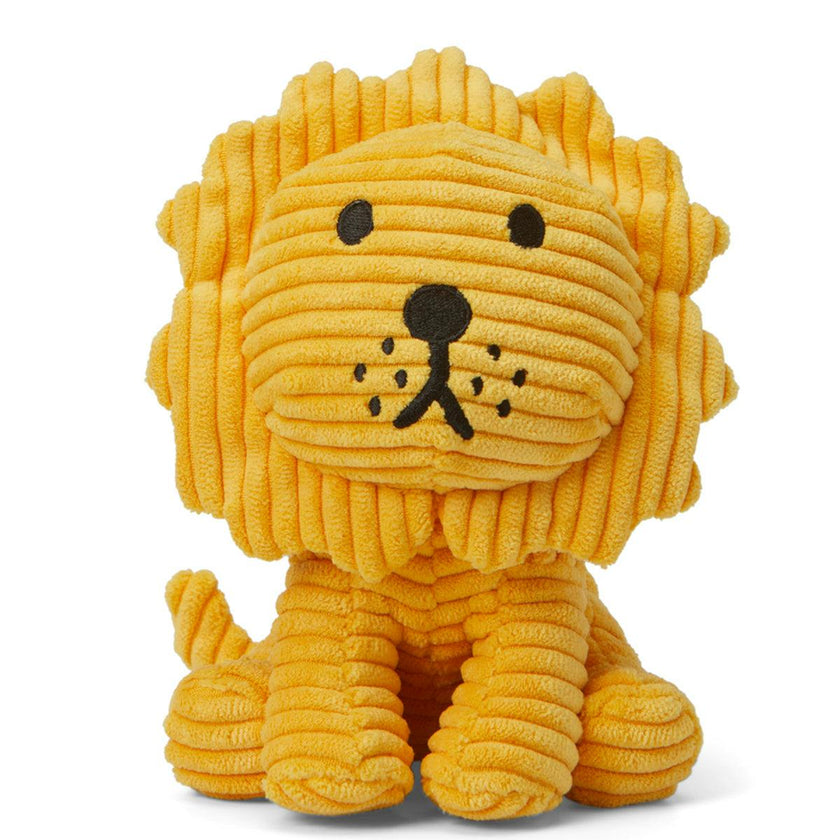 Plush MIFFY LION ECO Corduroy Yellow 7"