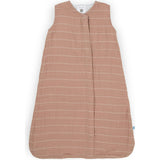 Cotton Muslin Sleep Bag - Mauve Stripe