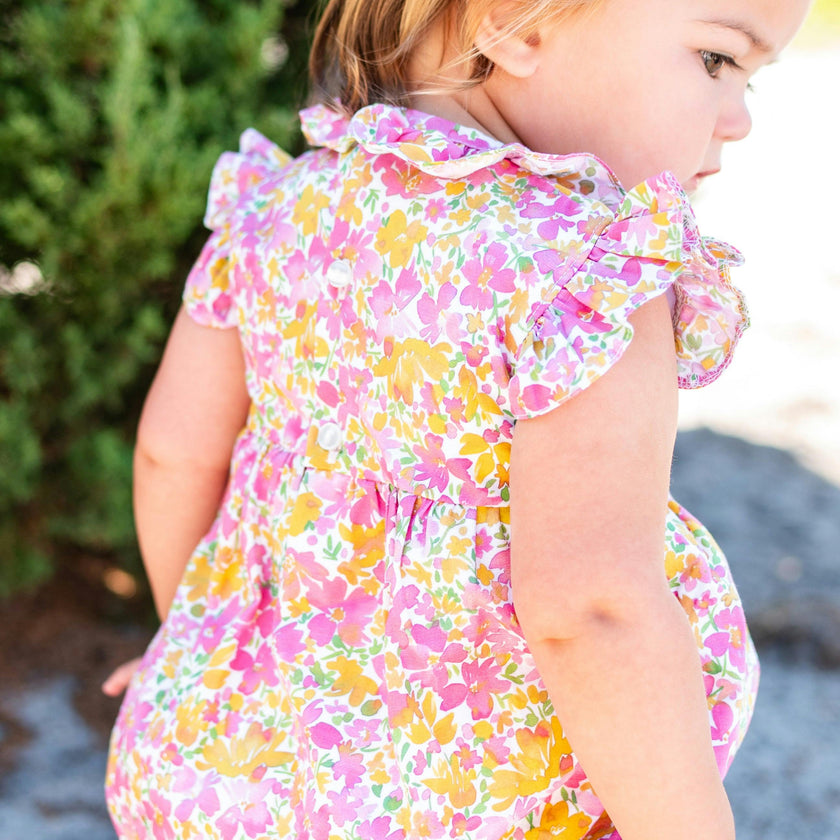 Elle smocked bubble