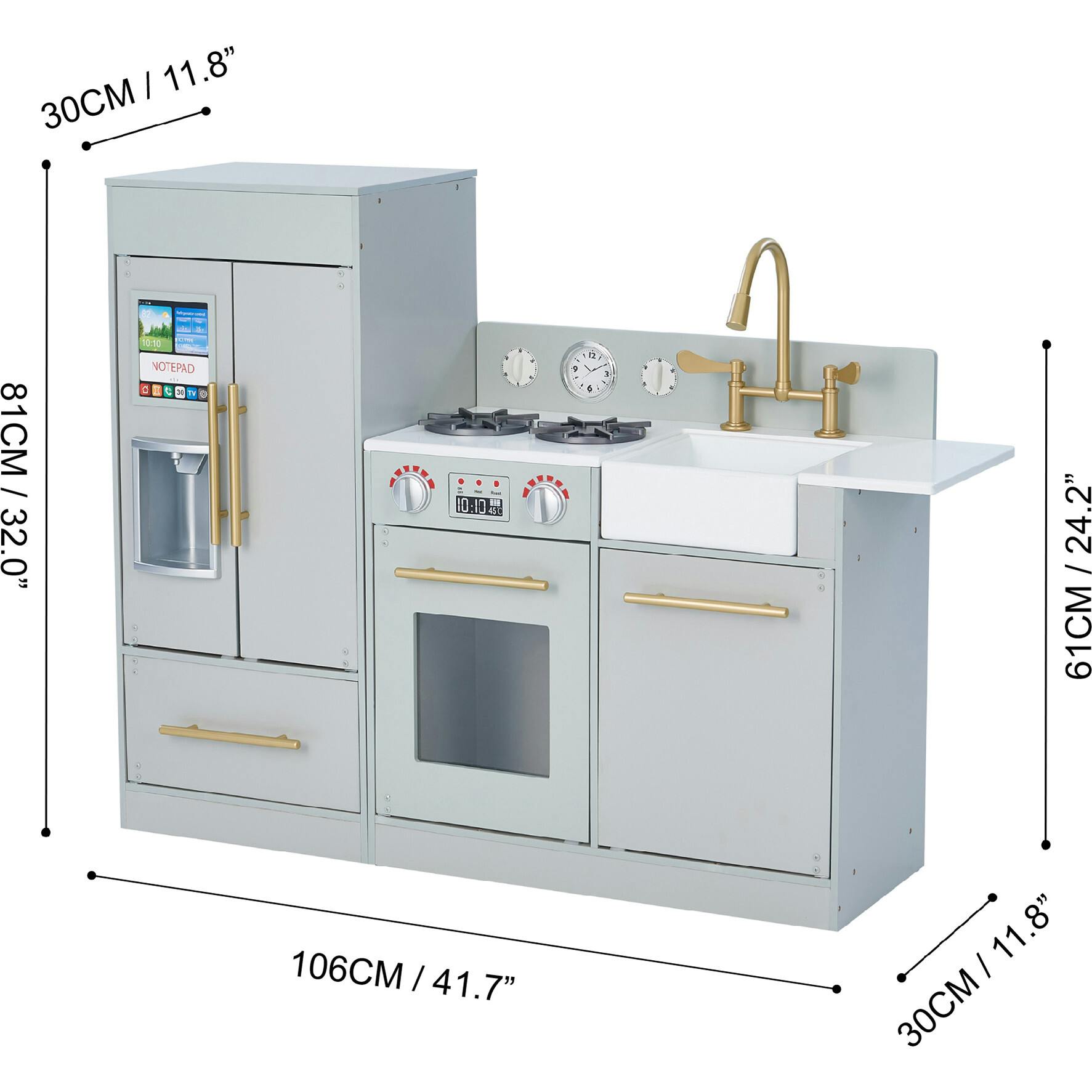 Teamson Kids Little Chef Charlotte Wooden Play Kitchen