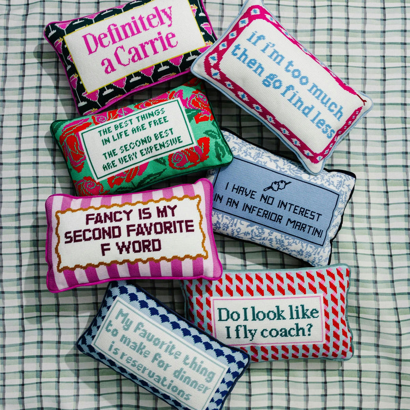 Fancy Needlepoint Pillow