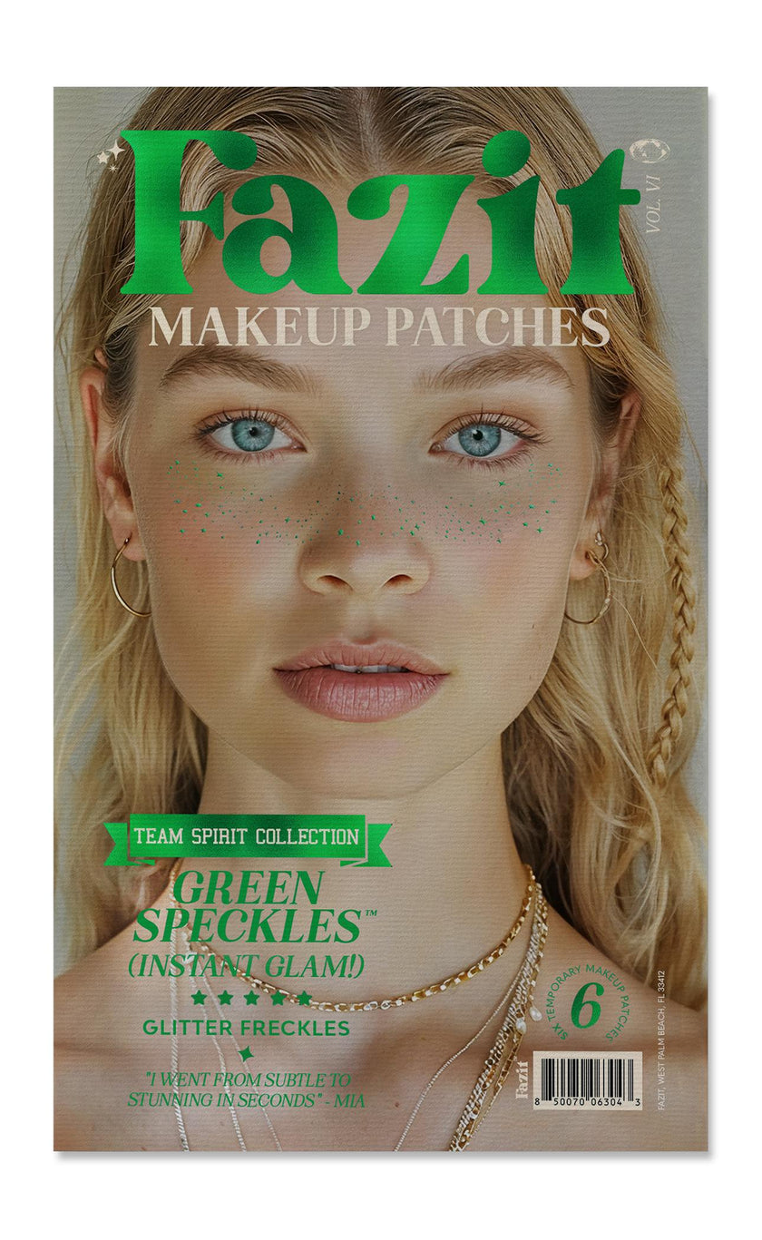 Green Spirit Speckles Makeup Patches - Team Spirit Collection