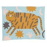 Surprised Tiger Knit Midi Blanket