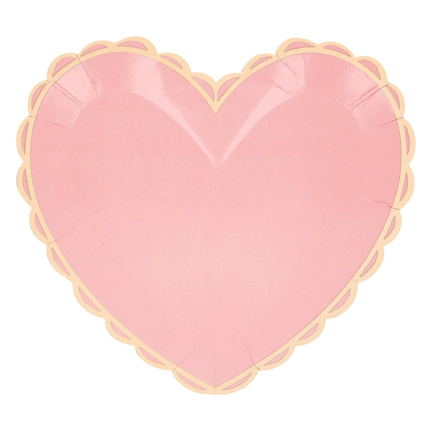 Pastel Heart Large Plates