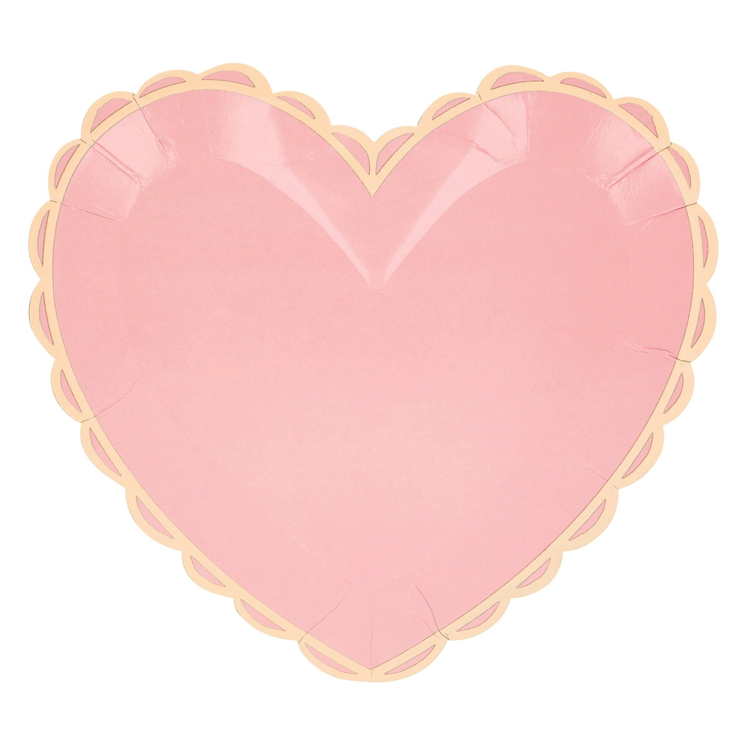 Pastel Heart Large Plates