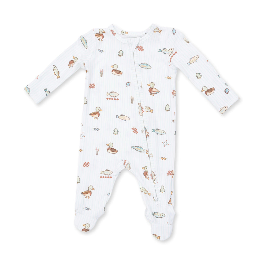 Lake Cuties - 2 Way Zipper Footie