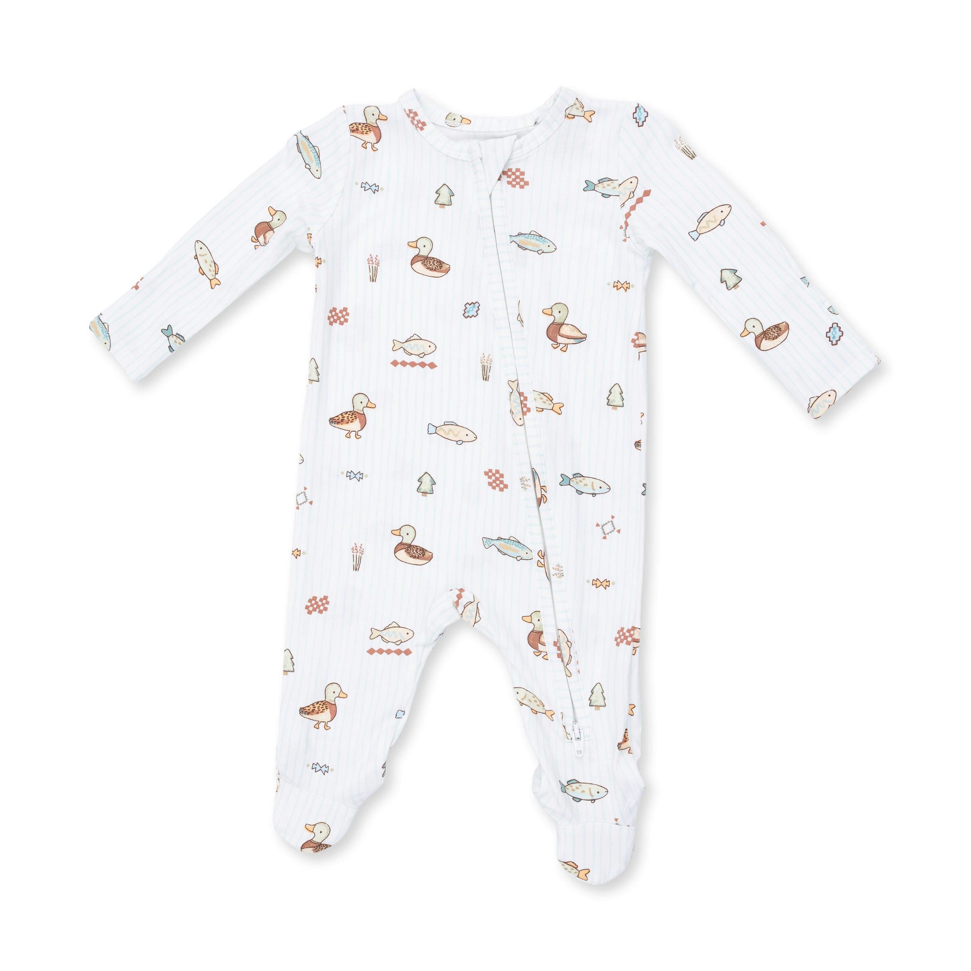 Lake Cuties - 2 Way Zipper Footie