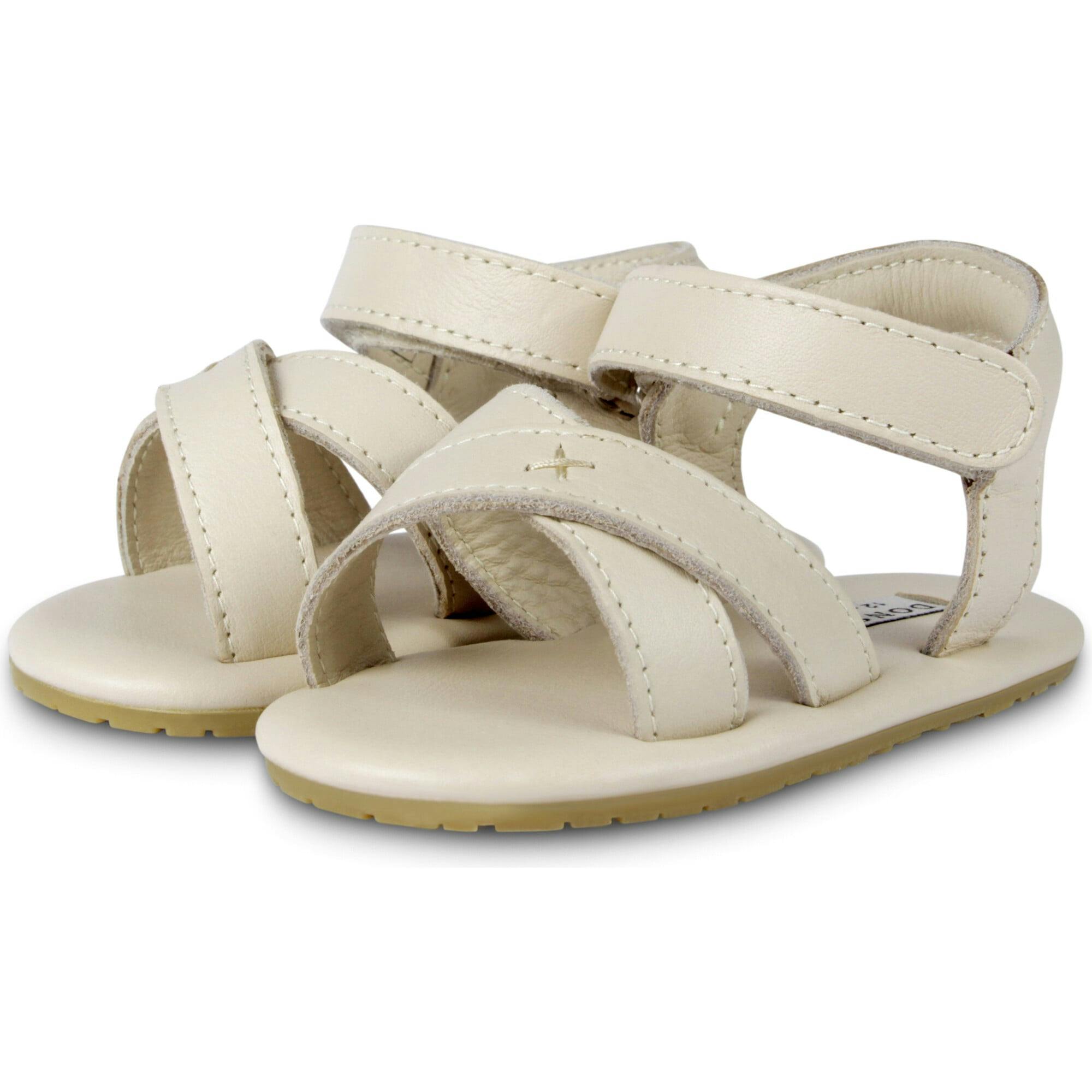 Tobi Cross Strap Leather Sandals