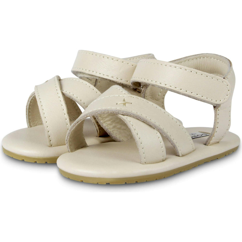 Tobi Cross Strap Leather Sandals