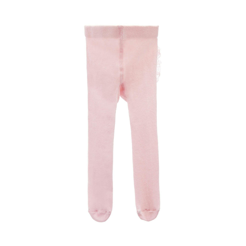 Pink Ruffle Pom Tail Tights