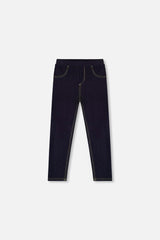 Navy Blue Denim Jeggings