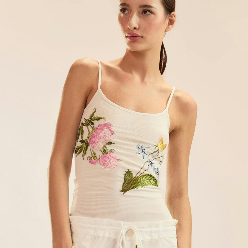 Wildflower Embroidered Cami
