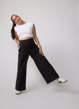 High Rise Wide Leg Maternity Active Pant