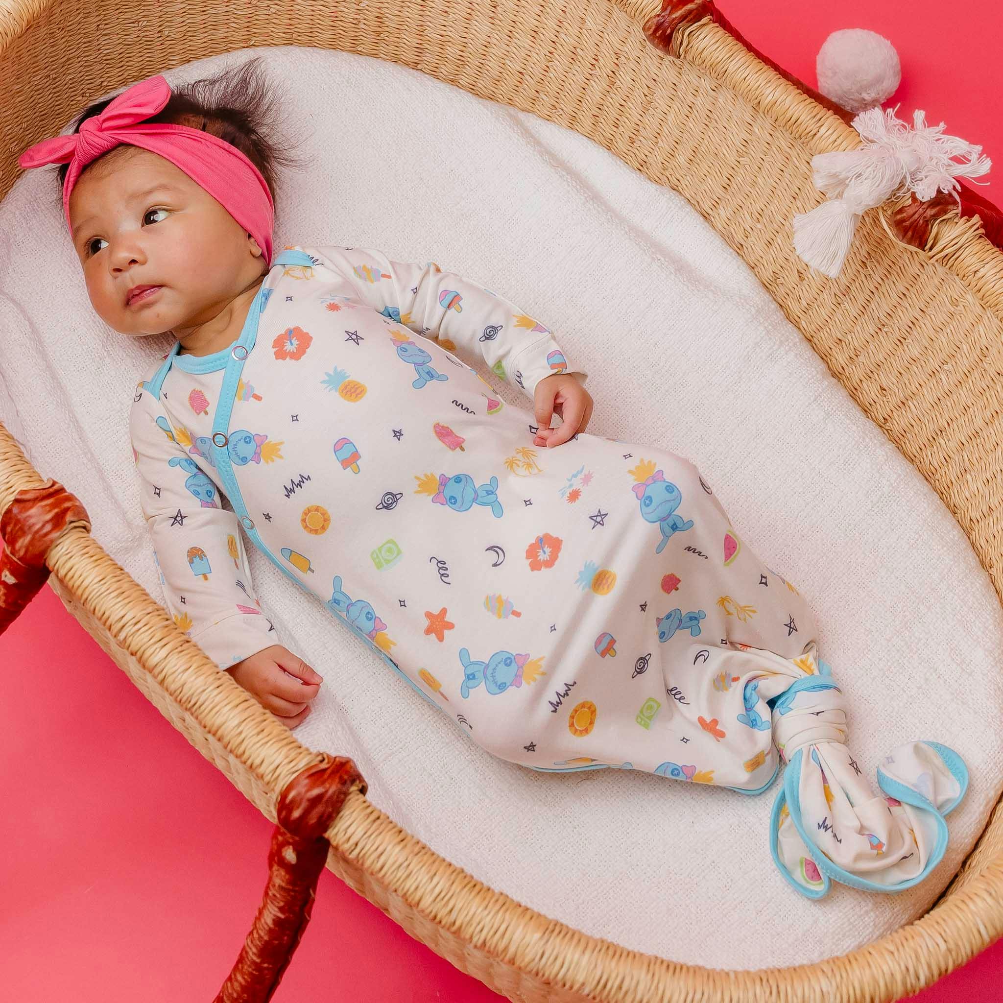 Newborn Knotted Gown - Disney Scrump Dreamsicles