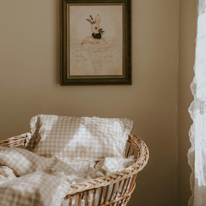Picnic Gingham Baby Duvet Set, Prints
