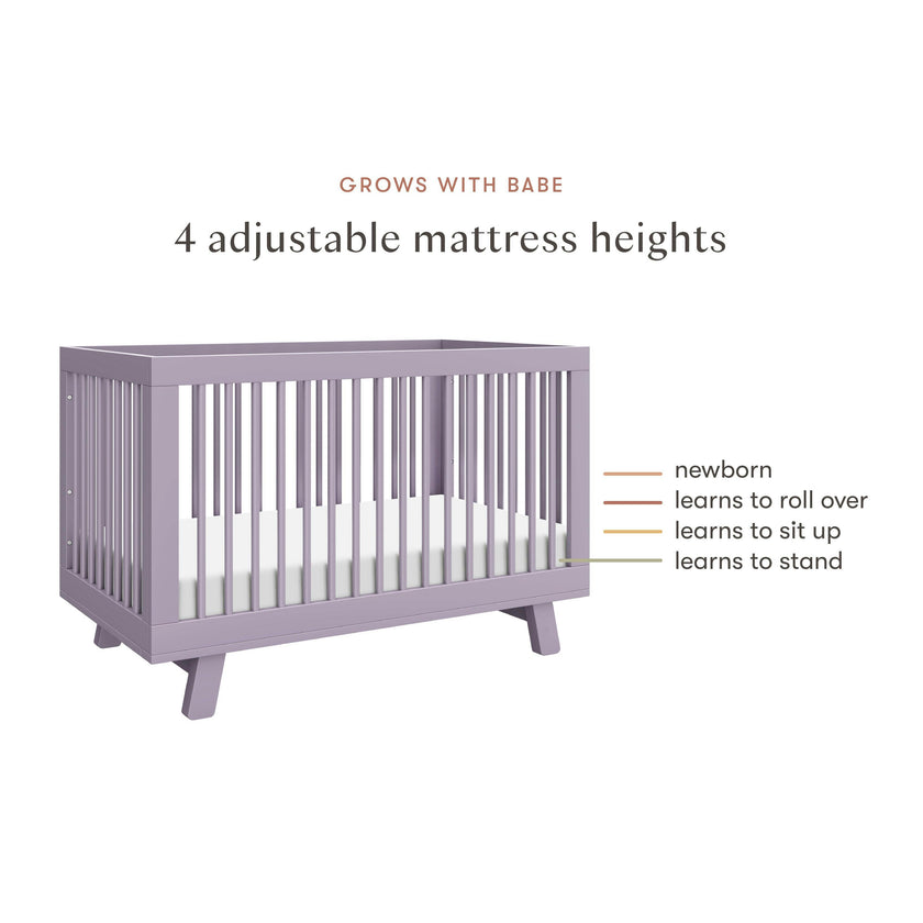 Babyletto Hudson 3-in-1 Convertible Crib with Toddler Bed Conversion Kit - Retail Exclusive