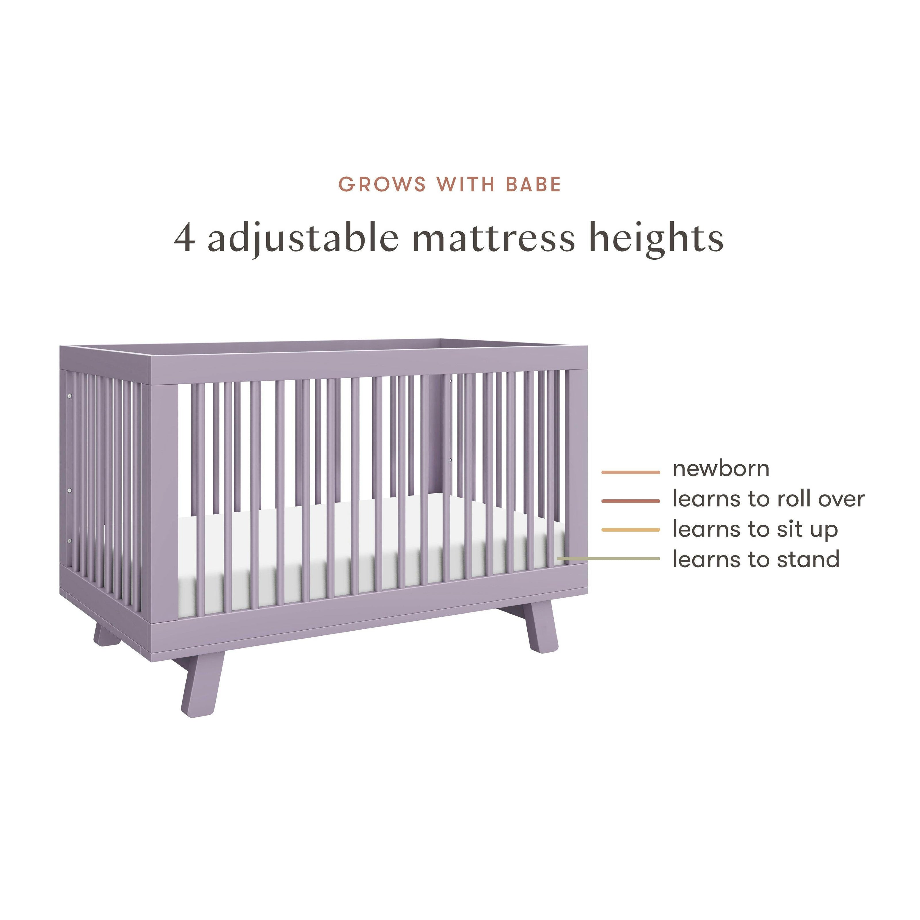 Babyletto Hudson 3-in-1 Convertible Crib with Toddler Bed Conversion Kit - Retail Exclusive
