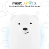 LumiPets® Bella the Bear- Children's Touch Night Light Junior