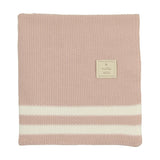 Duo Stripe Chunky-Knit Blanket