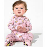 Easter Pink Bamboo Convertible Footie
