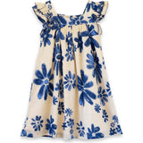 Girls Everly Square Neck Dress | Daisy Blue