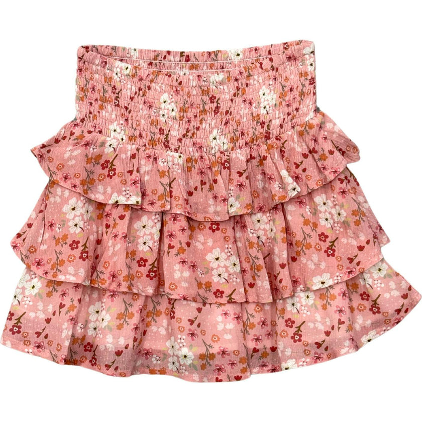 Tiered Mini Skirt