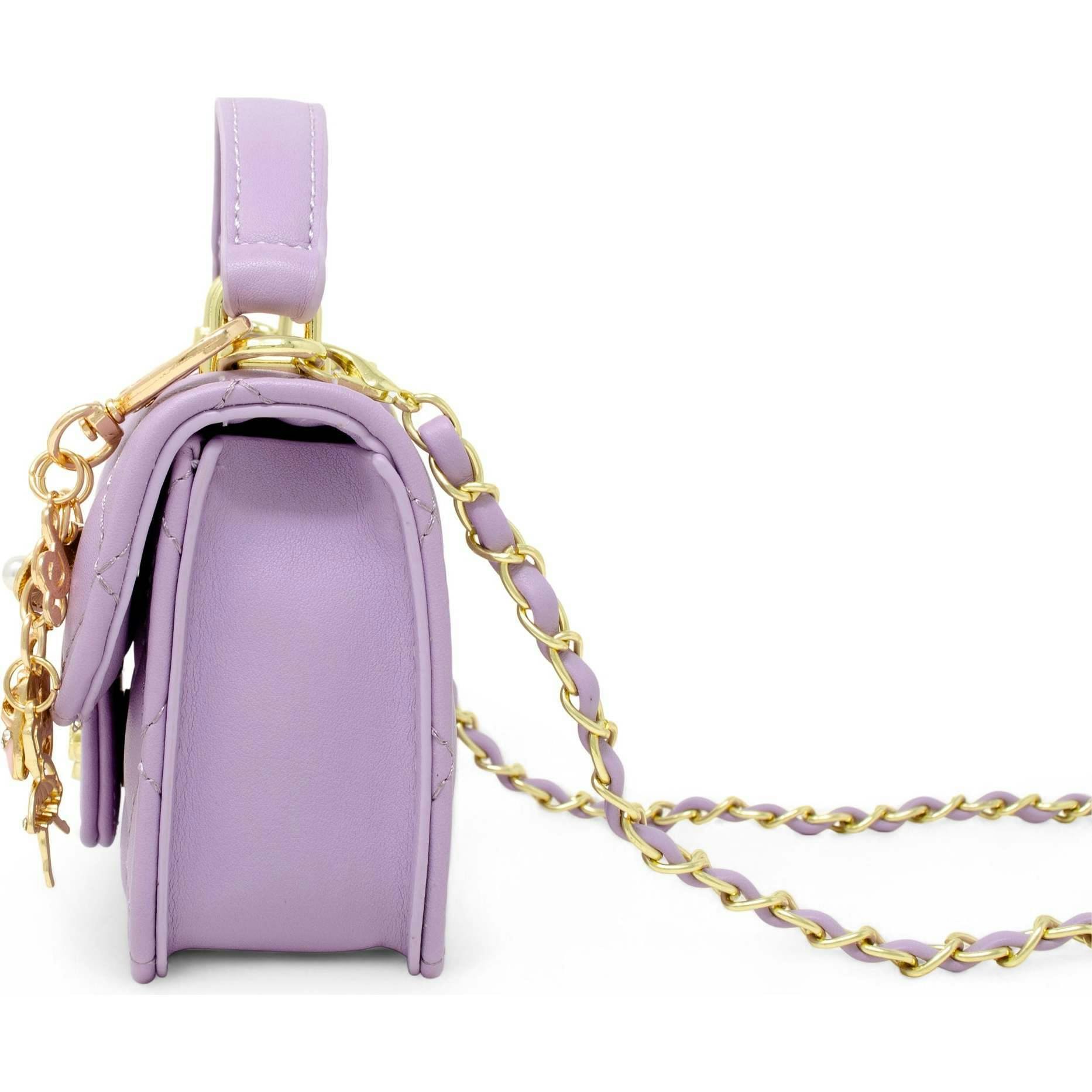 Tiny Quilted Ballet Charm Handbag