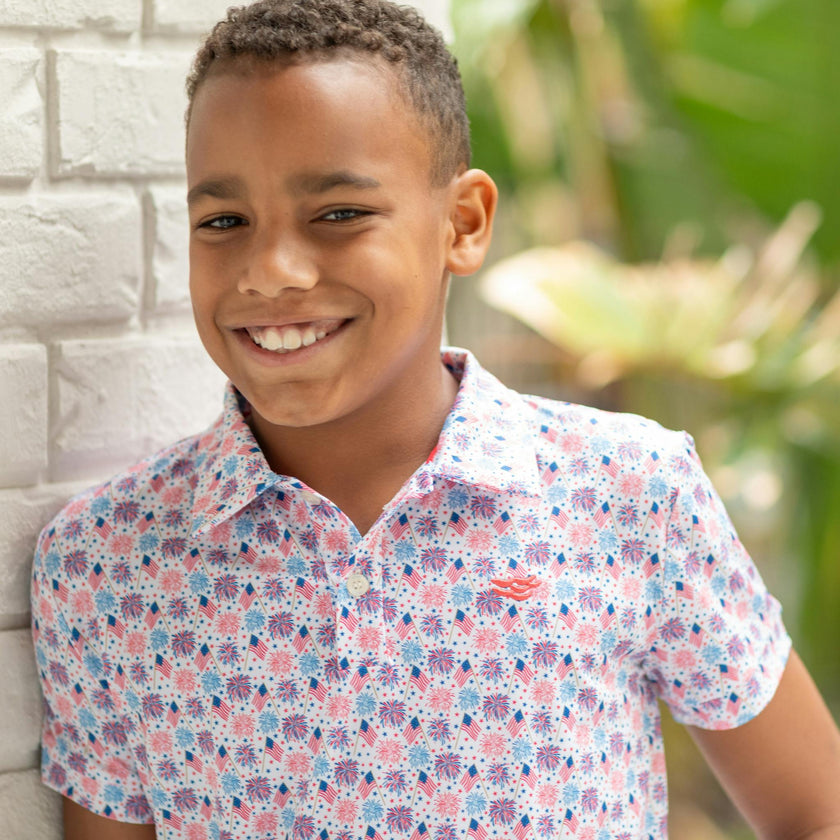 Match Point Polo in Classic Americana