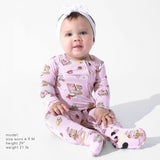 Tea Party Bamboo Convertible Footie