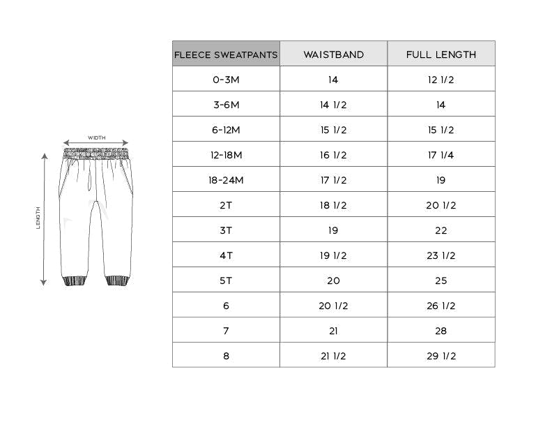 Girls Fleece Sweatpants in Lavender Cloud Checkered