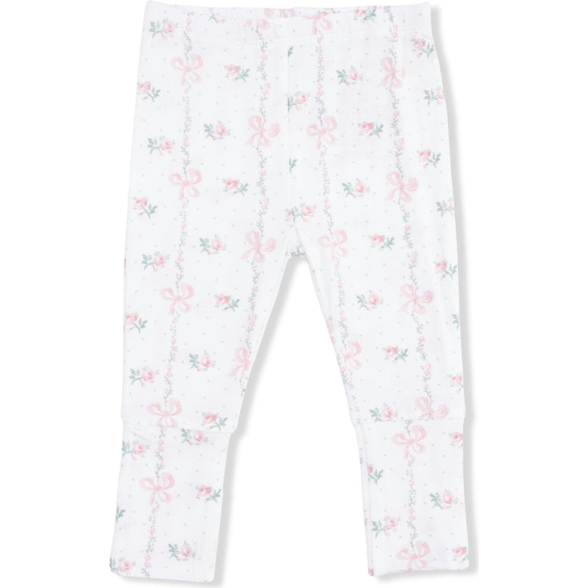 Dainty Buds and Bows - Take Me Home Set with Convertible Pant  & Swaddle Blanket Set