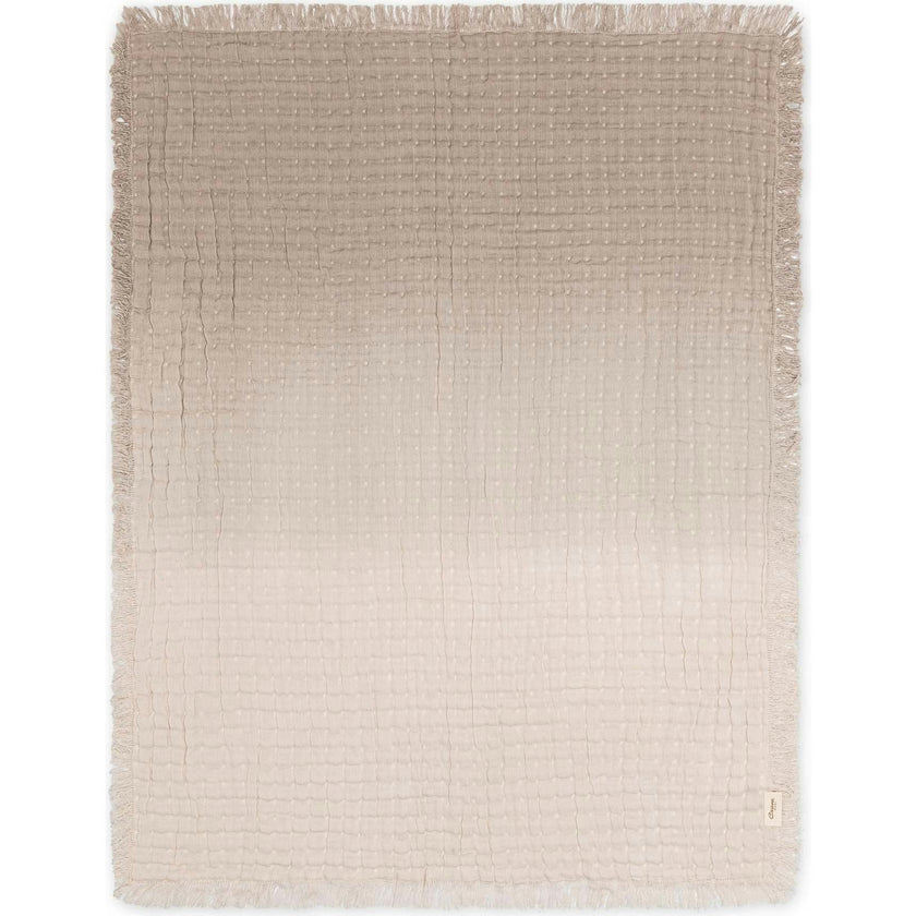 Multi-Layer Dove Grey Ombre Muslin Cotton Baby Blanket