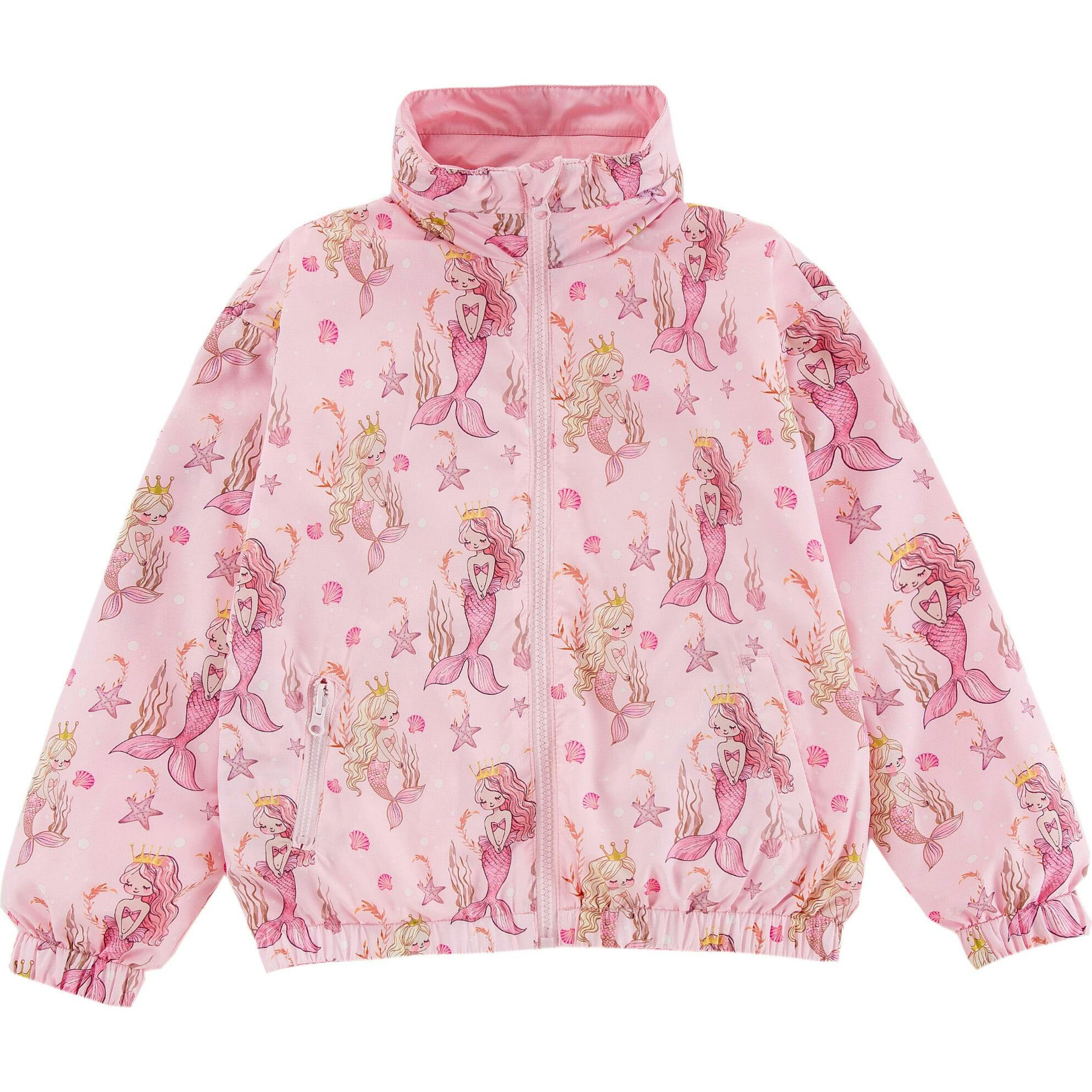 Max Reversible Rain Jacket Windbreaker, Mermaids