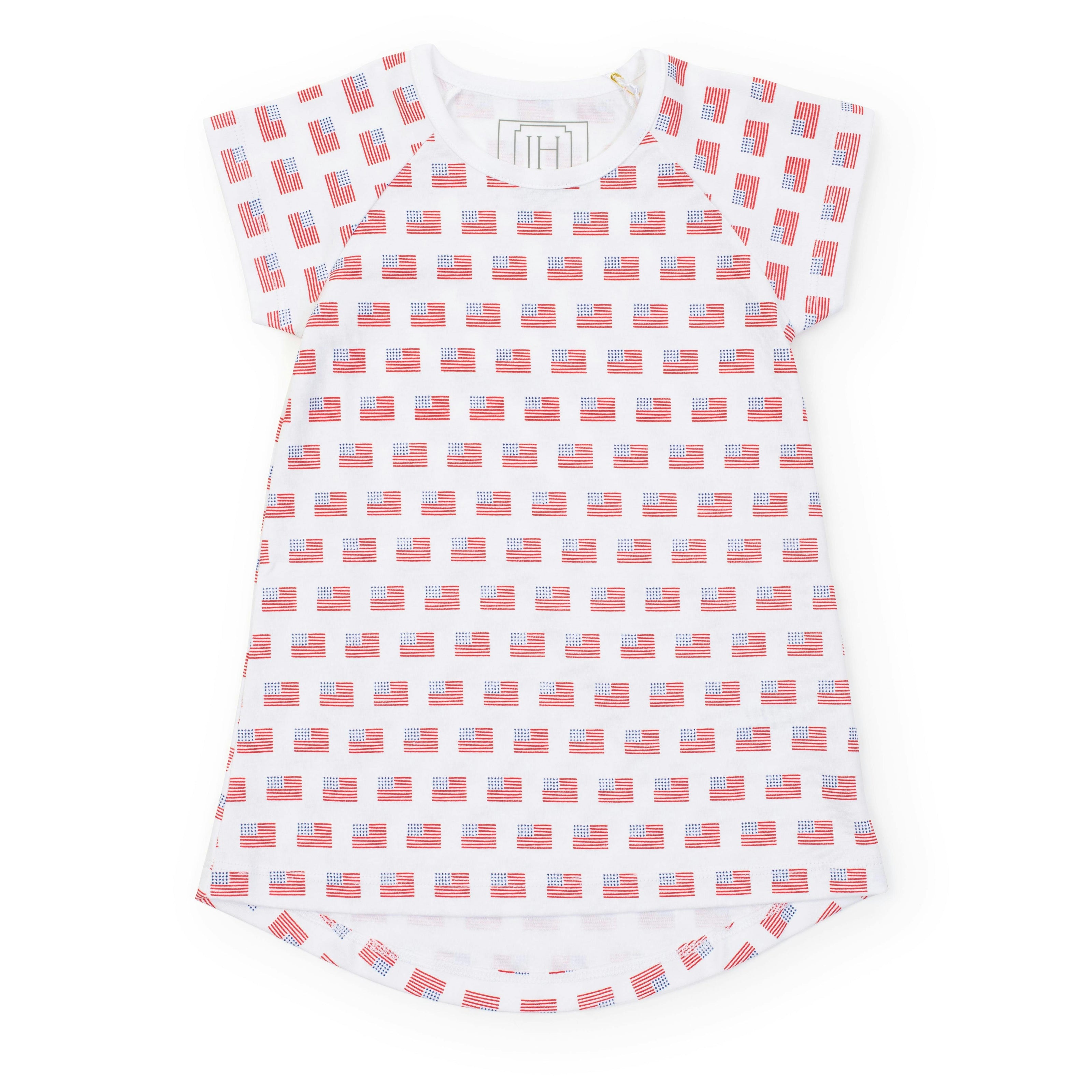Sadie Girls' Dress American Flag