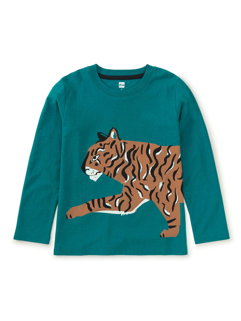Tiger Prowl Double-Sided Tee, Scuba