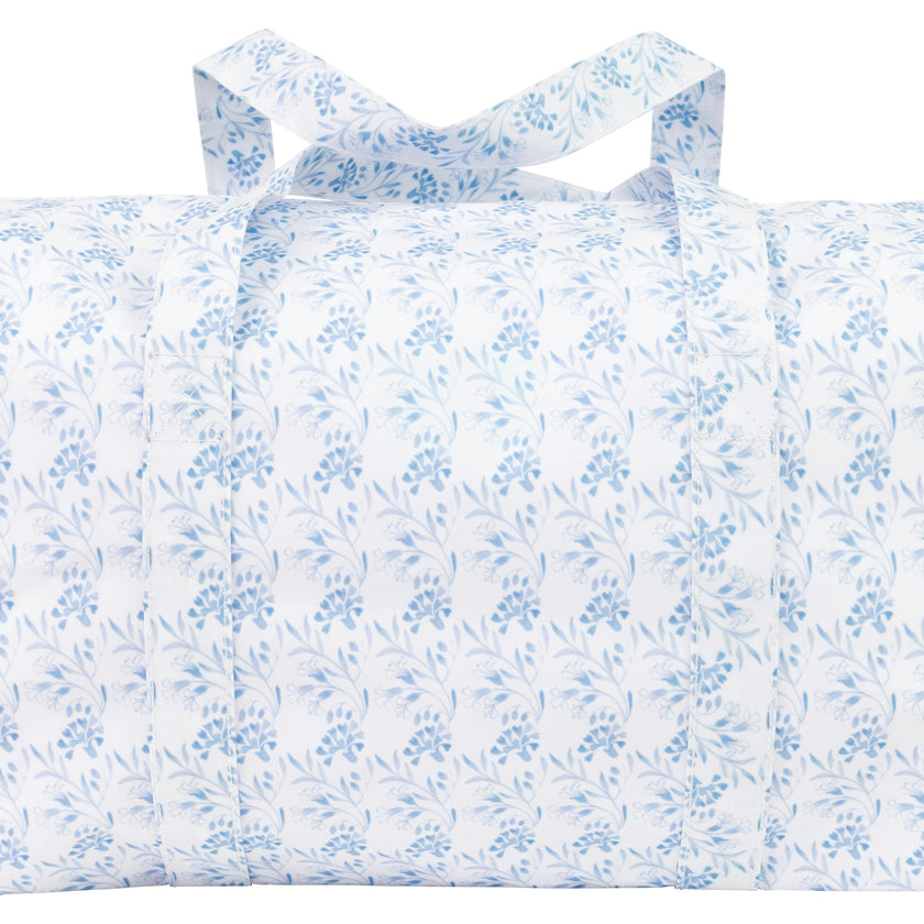 The Duffle Bag in Navy Floral