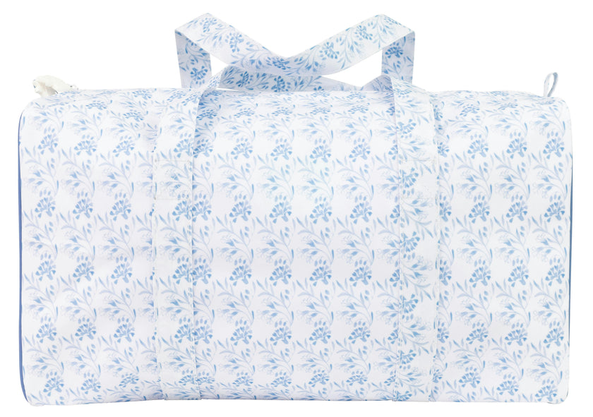 The Duffle Bag in Navy Floral