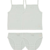 Pointelle Girls Underwear Set