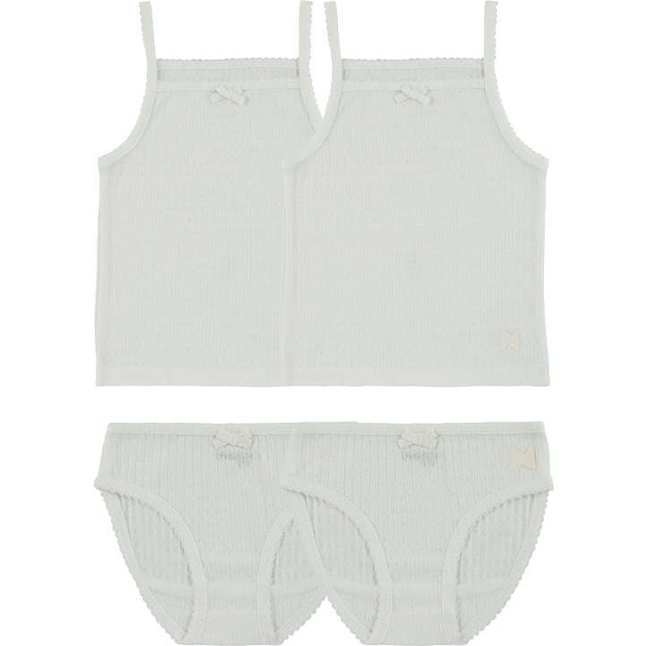 Pointelle Girls Underwear Set